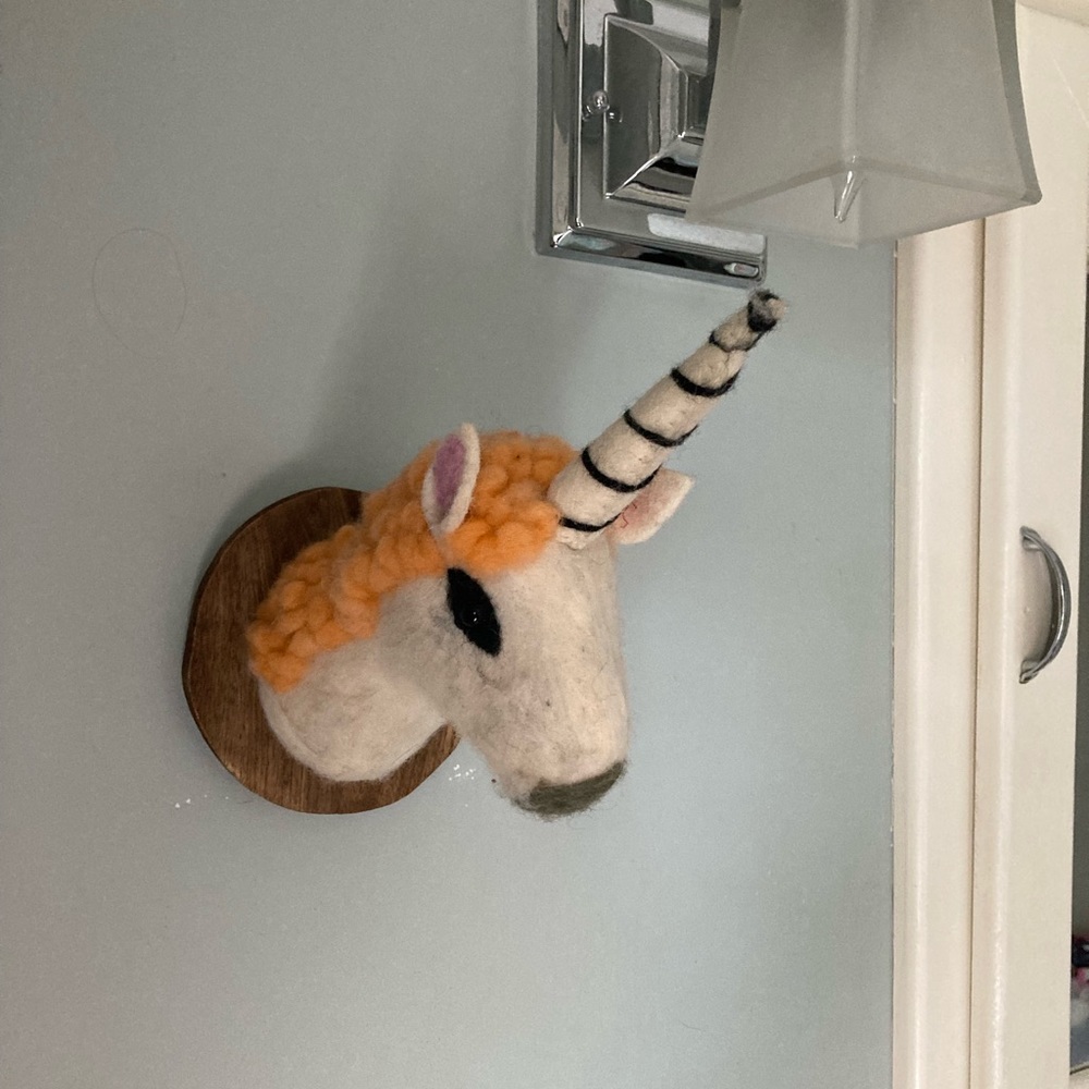 Karma Living woven UNICORN trophy